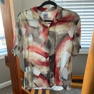 Beautiful abstract Zara shirt